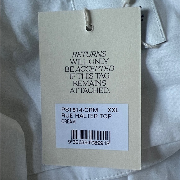 POSSE RUE HALTER TOP - Cream - Picture 9 of 12